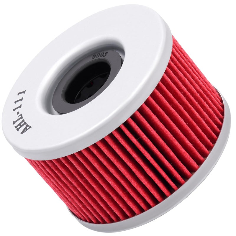 AHL 111 Oil Filter 15412-413-000 15412-413-005 15412-KEA-003 15412-KK9-911 154A1-413-000 154A1-MA6-000 Compatible with Honda TRX680FA Rincon 680 2006-2016 (Pack of 3) - Image 4